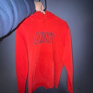 Nike Vibrant Red Fleece Hoodie